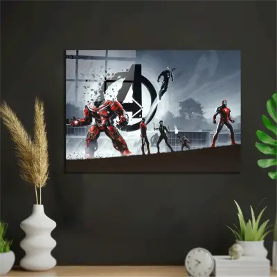 Avengers Temalı Metal Poster Tablo - 1