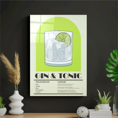 Gin&tonic Metal Poster Tablo - 1