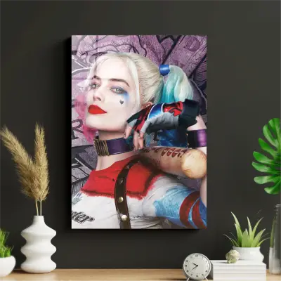 Harley Queen Metal Poster Tablo - 1