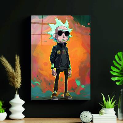 Rick And Morty Metal Poster Tablo - 1